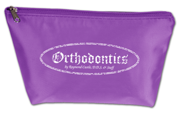 Orthodontic bag with gussets